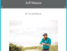 Tablet Screenshot of jeffmatson.net